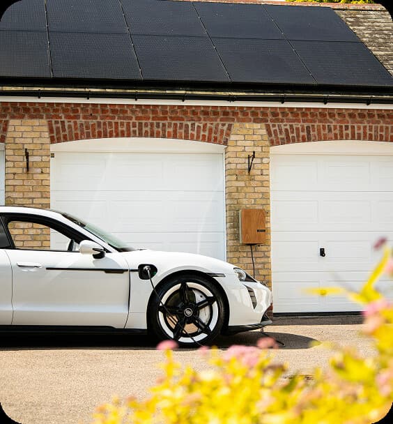 Solar and EV charging installation